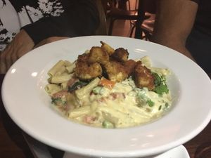 Highly special - pasta with creamy cauliflower sauce  at Lila in Sarasota