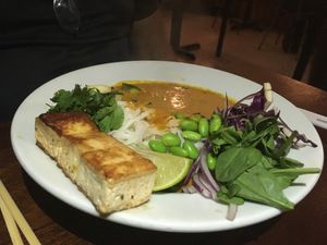 Burmese bowl - spicy! at Lila in Sarasota