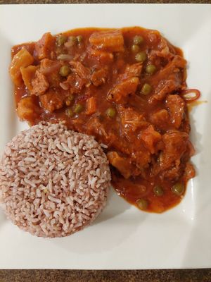 Vegan Kalderita (295 PHP + Service 9%) at Persian Palate - Ayala Mall in Cebu