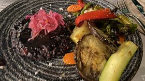 Hamburguesa veggie at Lasal del Varador in Mataro