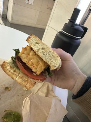 tempeh sandwich...  at SFO - Napa Farms Market - T2 in South San Francisco
