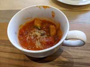 Soup (not sure if it's this one every day) at Chamise Cafe and Space in Nagano