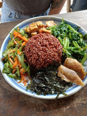 Brown rice dish at Thuc Duong Bao An - Bao An Macrobiotic in Da Nang
