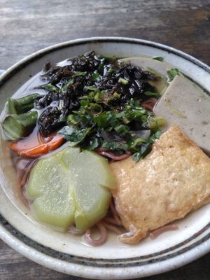 Sour noodle soup at Thuc Duong Bao An - Bao An Macrobiotic in Da Nang