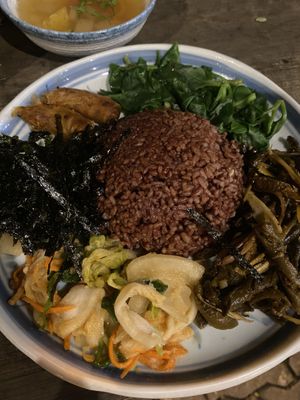 Rice plate   at Thuc Duong Bao An - Bao An Macrobiotic in Da Nang