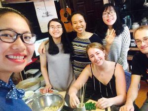 Enjoying cooking class with family feeling at Thuc Duong Bao An - Bao An Macrobiotic in Da Nang