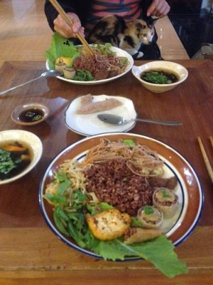 Lunch of the day at Thuc Duong Bao An - Bao An Macrobiotic in Da Nang