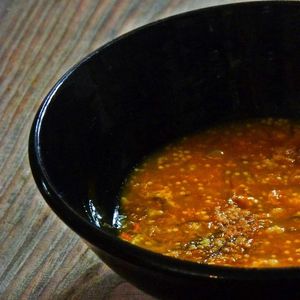pumpkin soup with millet and seaweed at Thuc Duong Bao An - Bao An Macrobiotic in Da Nang
