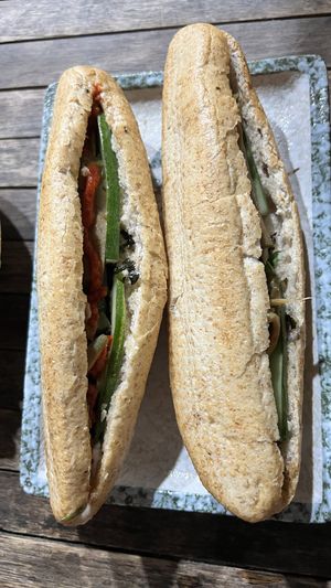 Big banh mi  at Thuc Duong Bao An - Bao An Macrobiotic in Da Nang