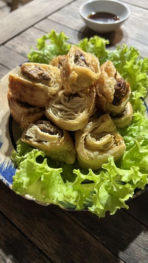 Sausage rolls  at Thuc Duong Bao An - Bao An Macrobiotic in Da Nang