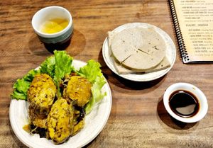 Mon Kho and Tofu at Thuc Duong Bao An - Bao An Macrobiotic in Da Nang