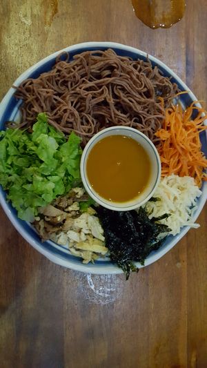 Mixed noodles with passion sauce at Thuc Duong Bao An - Bao An Macrobiotic in Da Nang