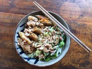 Handmade spring rolls at Thuc Duong Bao An - Bao An Macrobiotic in Da Nang