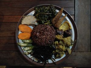 Brown rice plate. at Thuc Duong Bao An - Bao An Macrobiotic in Da Nang