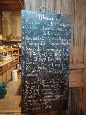 Menu as of 2020-03 at Thuc Duong Bao An - Bao An Macrobiotic in Da Nang