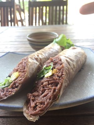 spring roll at Thuc Duong Bao An - Bao An Macrobiotic in Da Nang