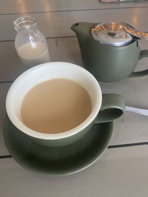 Masala Chai with oat milk   at Mowgli - Water St in Liverpool