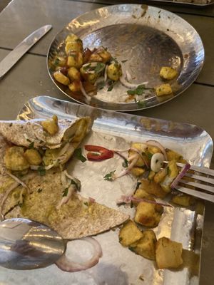 roll with potatoes 🥔   at Mowgli - Water St in Liverpool