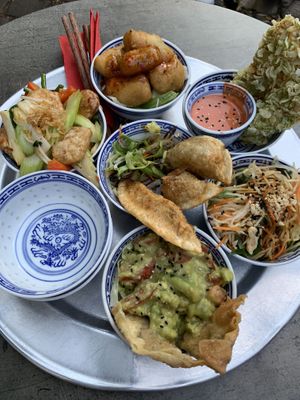 Tapas at 1990 Vegan Living in Berlin