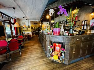 Interior of the restaurant  at 1990 Vegan Living in Berlin