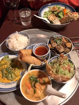 This was all too delicious!  at 1990 Vegan Living in Berlin