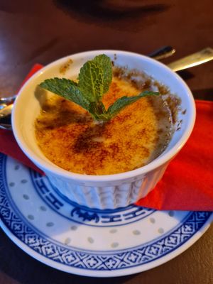 Creme Brulee at 1990 Vegan Living in Berlin