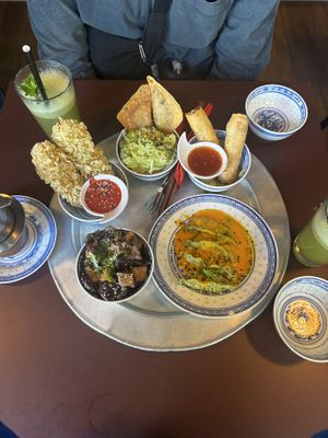 Great fully vegan Vietnamese place   at 1990 Vegan Living in Berlin