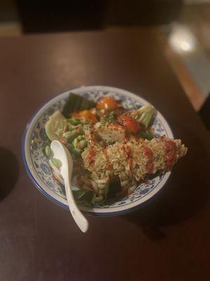 Noodle dish  at 1990 Vegan Living in Berlin