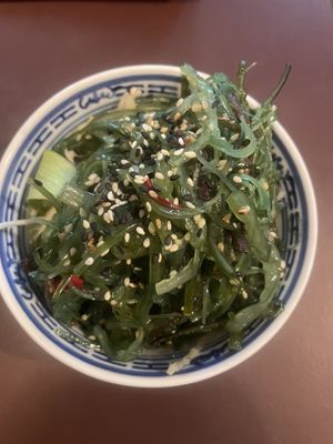 All times favorite (Seaweed salad)  at 1990 Vegan Living in Berlin
