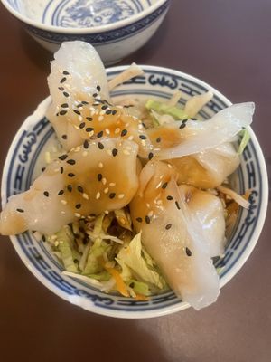 Ha cao dumplings  at 1990 Vegan Living in Berlin