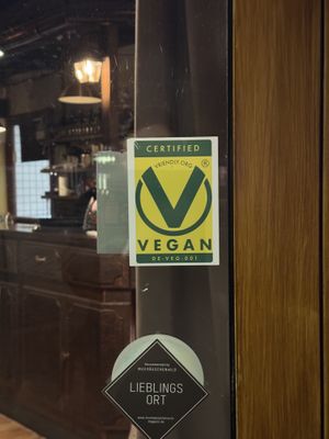 Completely vegan.  at 1990 Vegan Living in Berlin