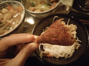 seitan on a sugar cane at 1990 Vegan Living in Berlin