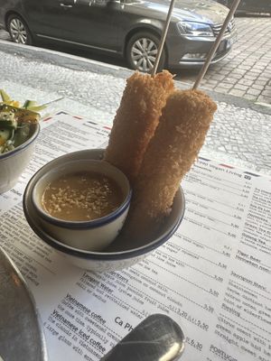 Peanut butter magic sticks  at 1990 Vegan Living in Berlin