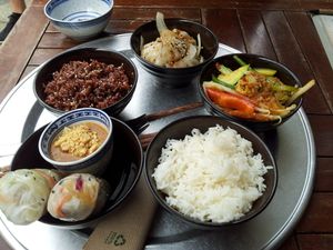 Bowl Selection at 1990 Vegan Living in Berlin