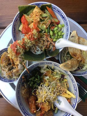 delicious!  at 1990 Vegan Living in Berlin