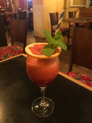 the Drunken Master cocktail  at 1990 Vegan Living in Berlin