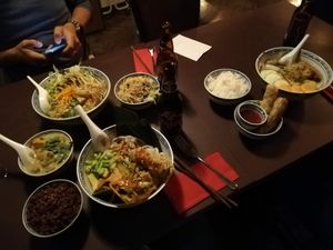 Different meals at 1990 Vegan Living in Berlin