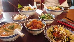 Selection of small bowls! at 1990 Vegan Living in Berlin