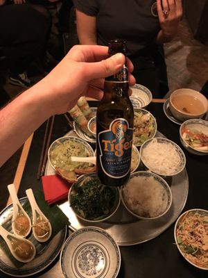 8 small dishes for 2 was way too much 🤪 at 1990 Vegan Living in Berlin