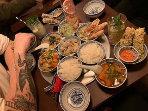 Several small bowls  at 1990 Vegan Living in Berlin