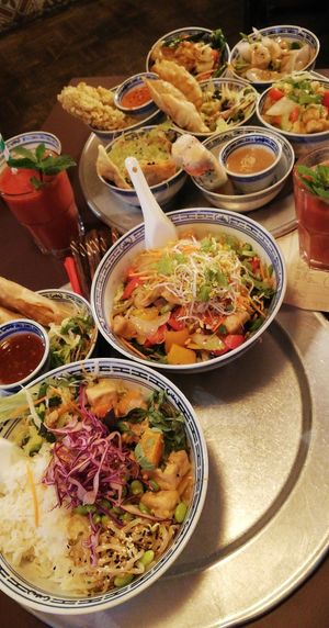 Vegan bowls at 1990 Vegan Living in Berlin