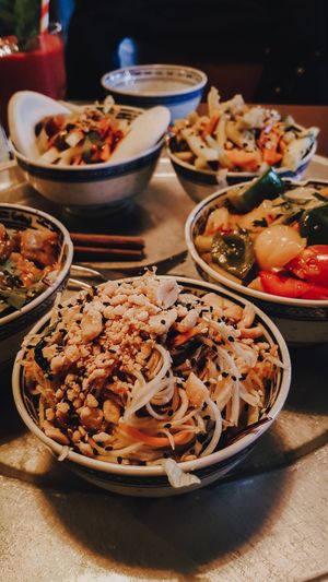 Papaya salad at 1990 Vegan Living in Berlin