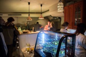 Cozy interior at Casa La Familia in Vilnius