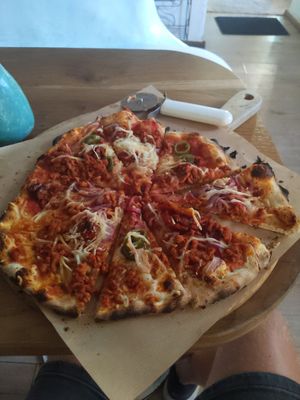 Hot soya vegan version at Casa La Familia in Vilnius