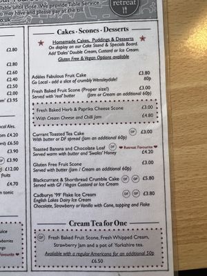   at The Retreat Cafe and Tea Rooms in Grassington