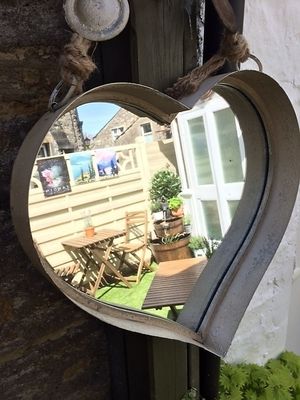 The Cute Outside courtyard  at The Retreat Cafe and Tea Rooms in Grassington