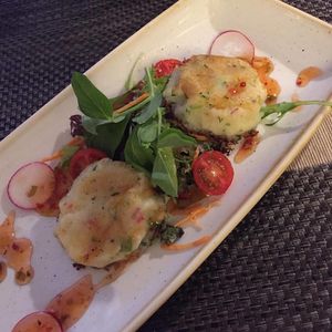 Potato Cakes at The Retreat Cafe and Tea Rooms in Grassington