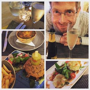 Great Evening Meal in the Evening Bistro at The Retreat Cafe and Tea Rooms in Grassington