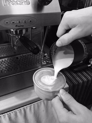 Morning Coffee by Darkwoods Coffee Supplier in Huddersfield  at The Retreat Cafe and Tea Rooms in Grassington