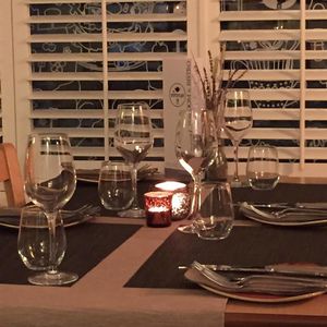 All Ready for the evening service  at The Retreat Cafe and Tea Rooms in Grassington